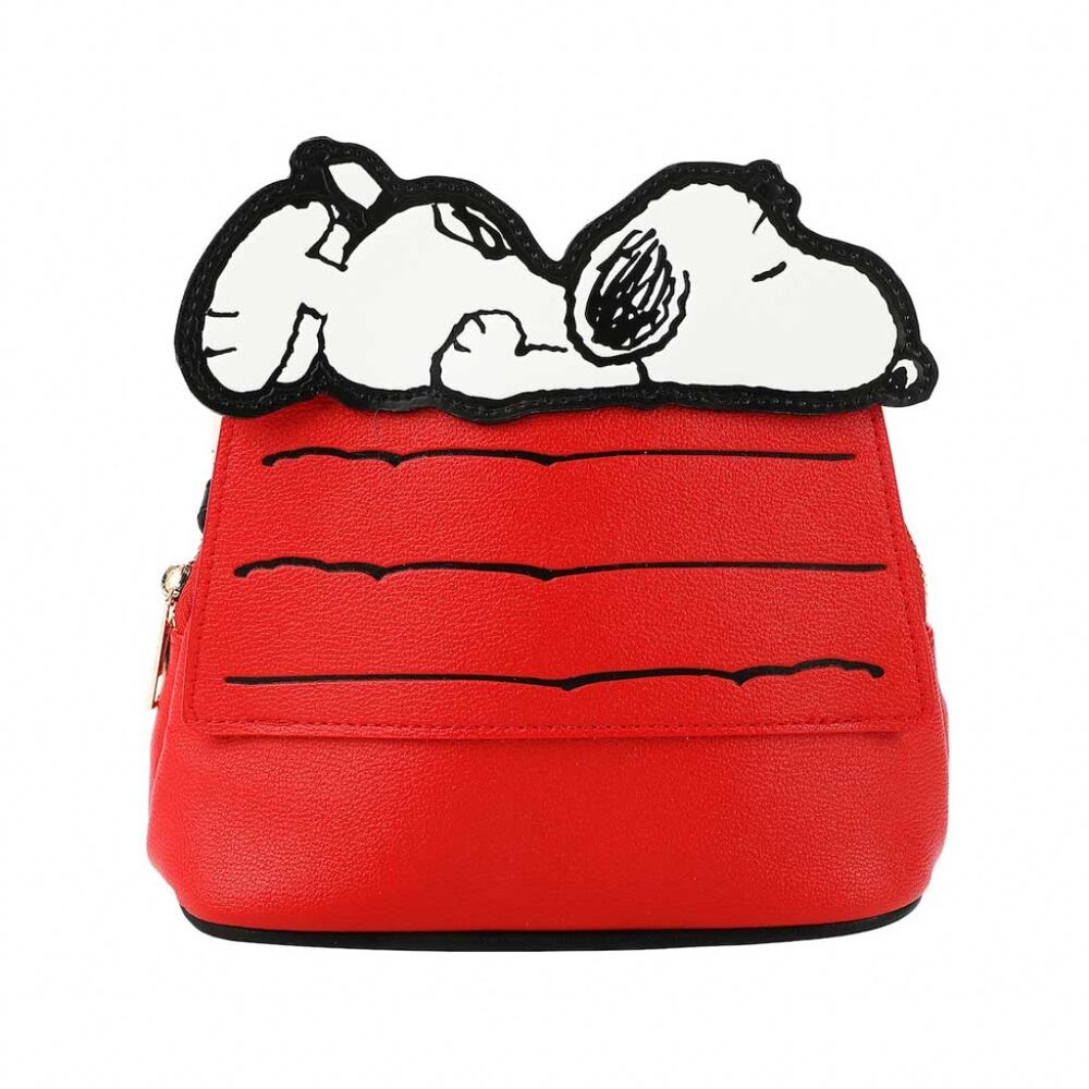 Peanuts Snoopy and Dog House Crossbody Bag with Card Wallet - Picture 4 of 14